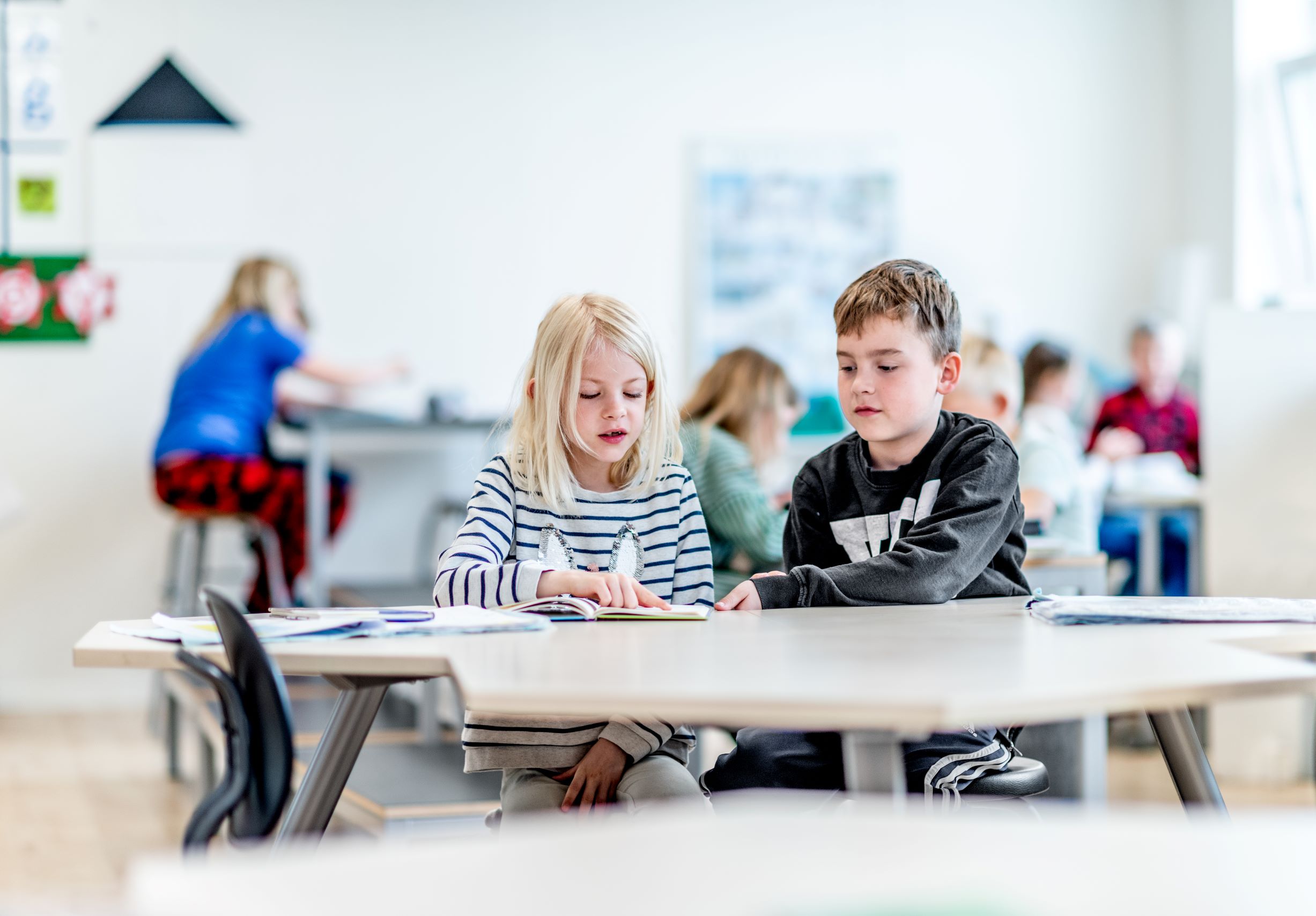 Elever har undervisning