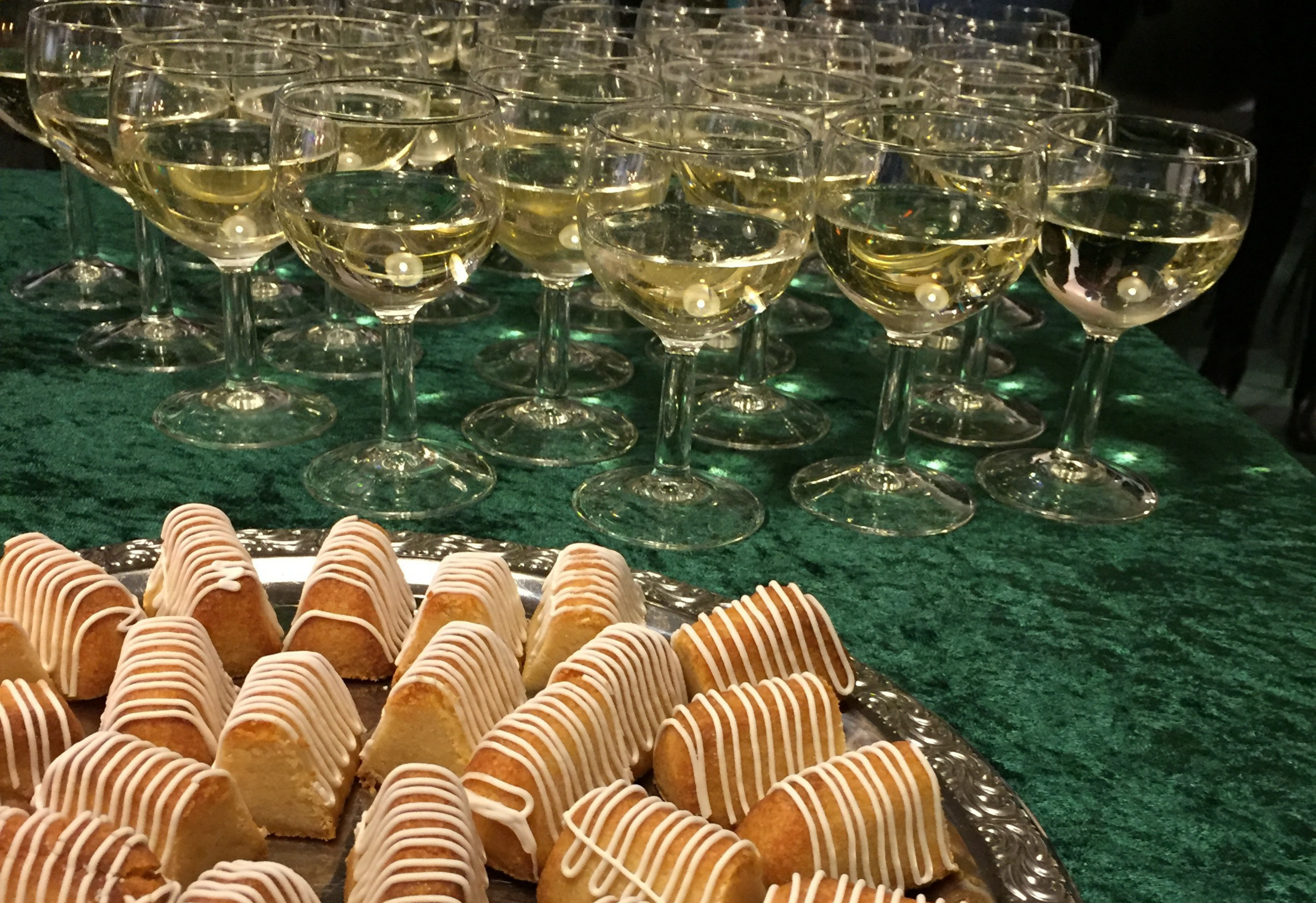 Kransekage og champagne