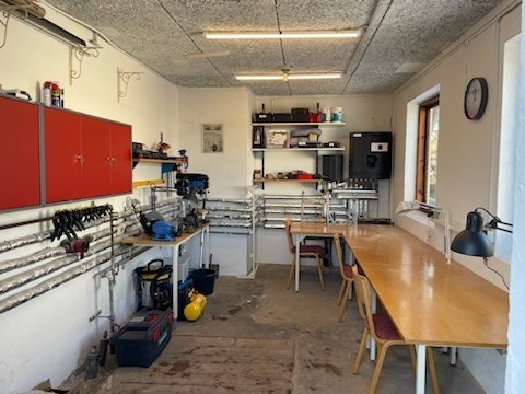 Reparationsværksted i Hjorts Hus