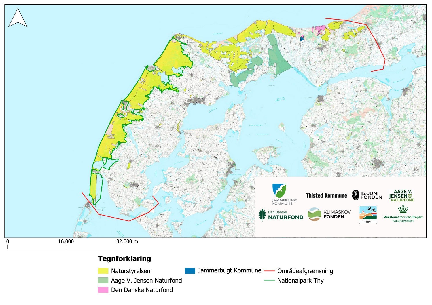 Naturalliancens projektområde