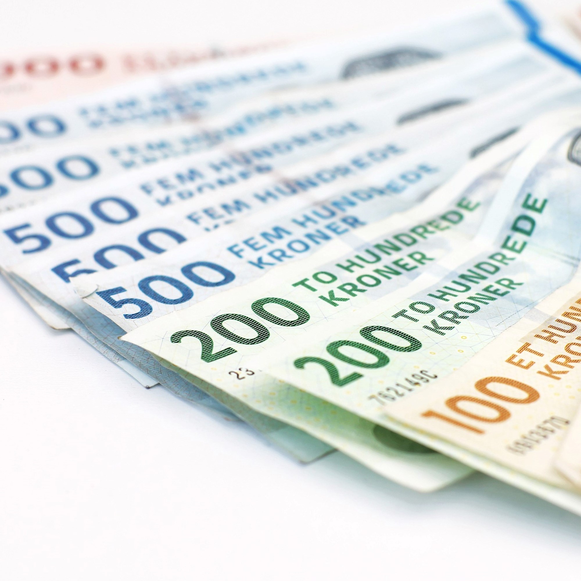 Udvalg af pengesedler