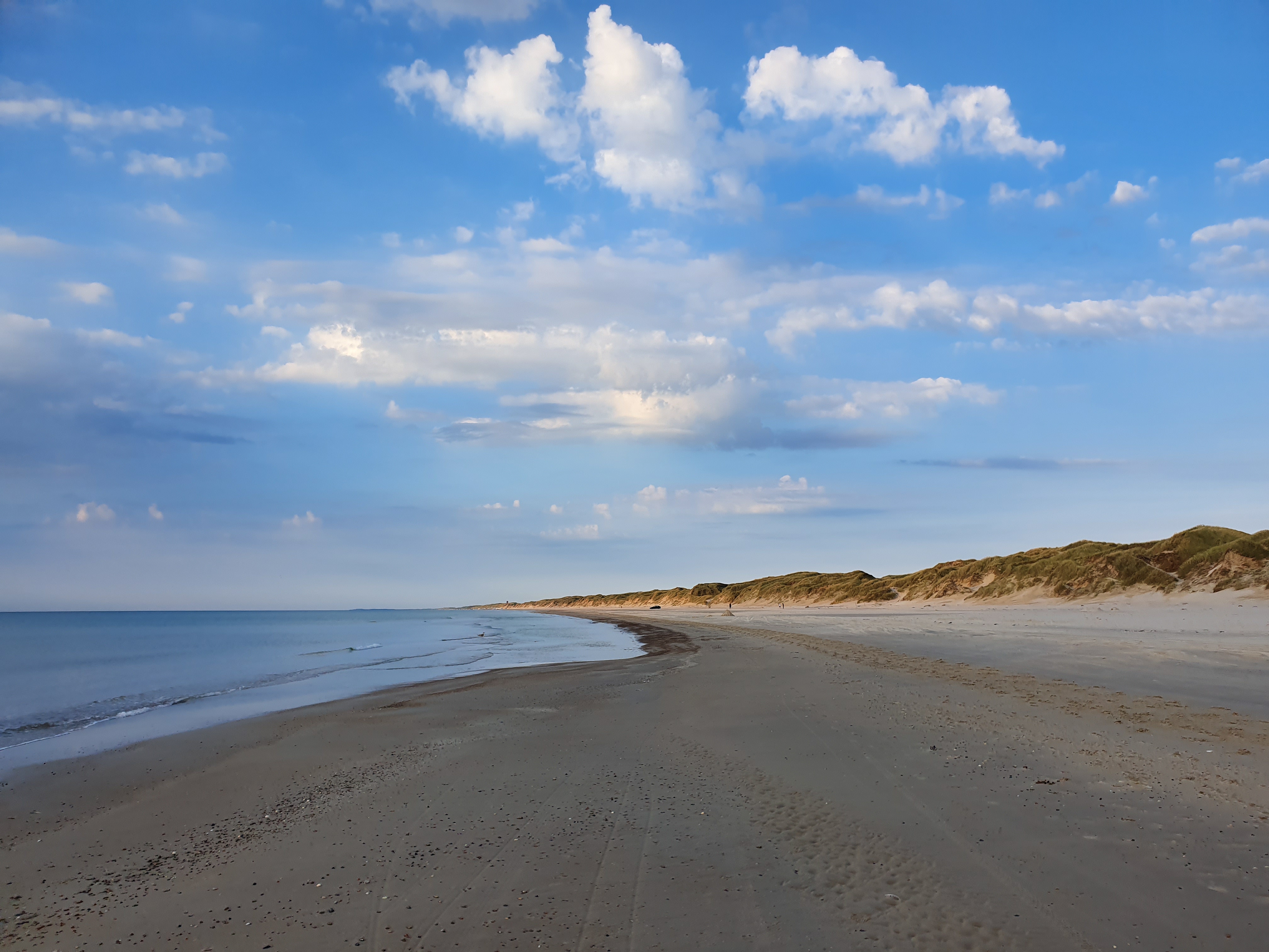 En af den mange skønne sandstrande i Jammerbugt