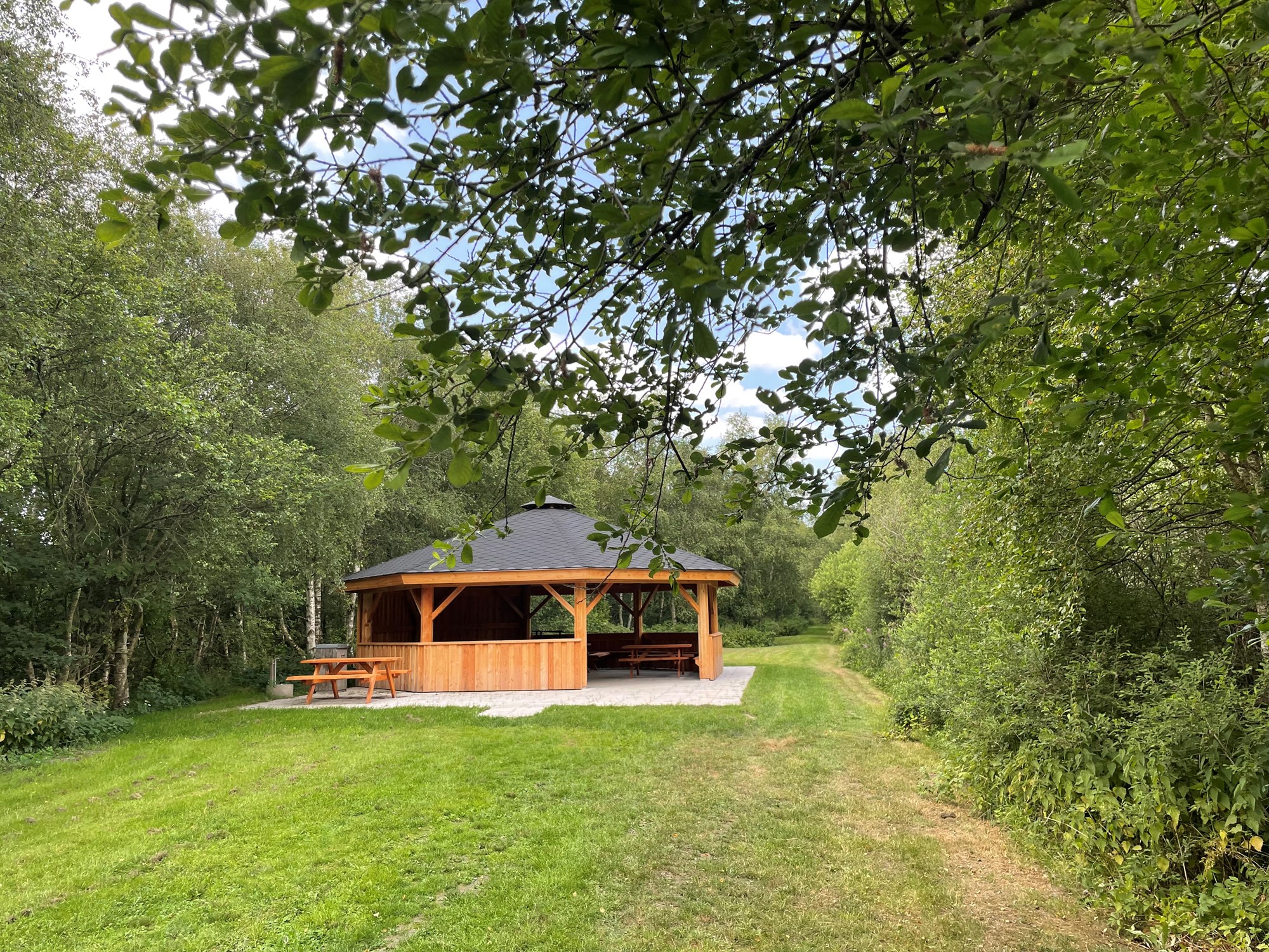 Bålhytte ved Moseby