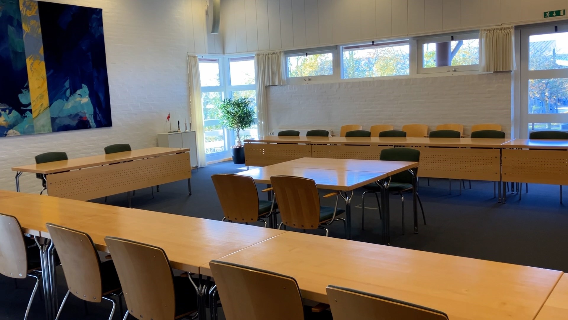 Byrådssalen i Jammerbugt kommune