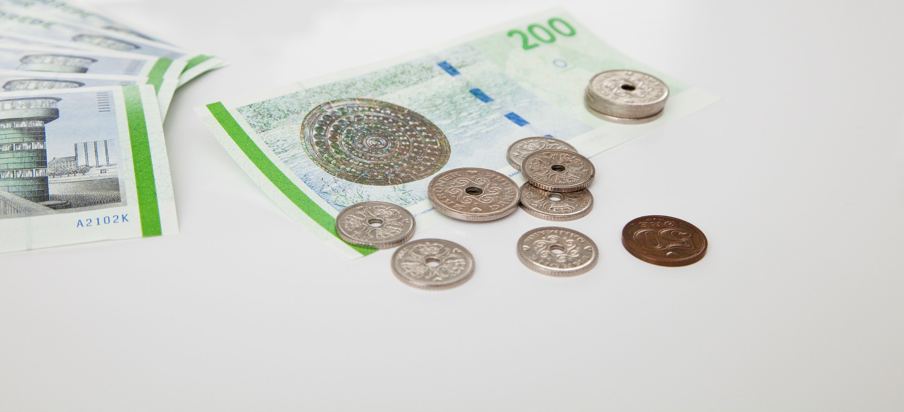 Pengesedler og mønter