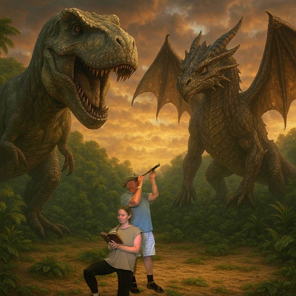 Dinosaurer og drager