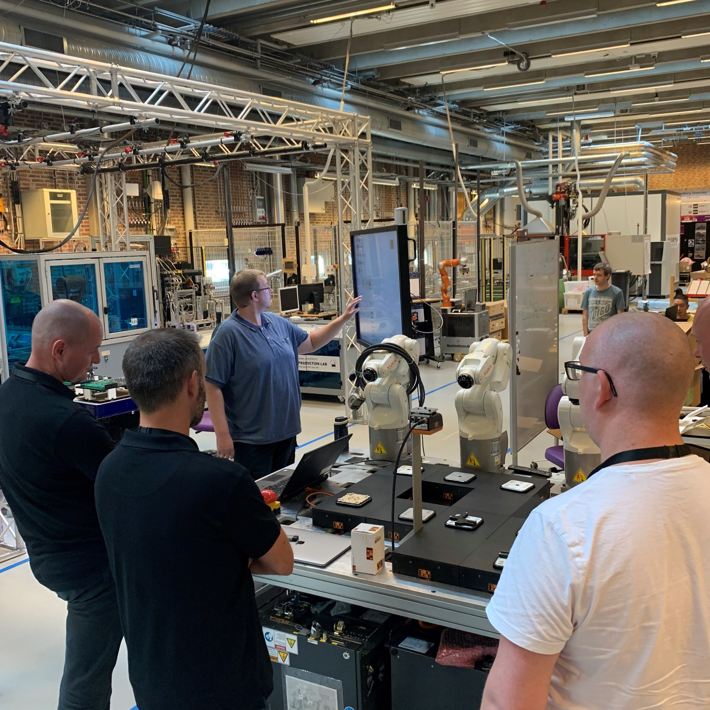 Demonstration af maskine