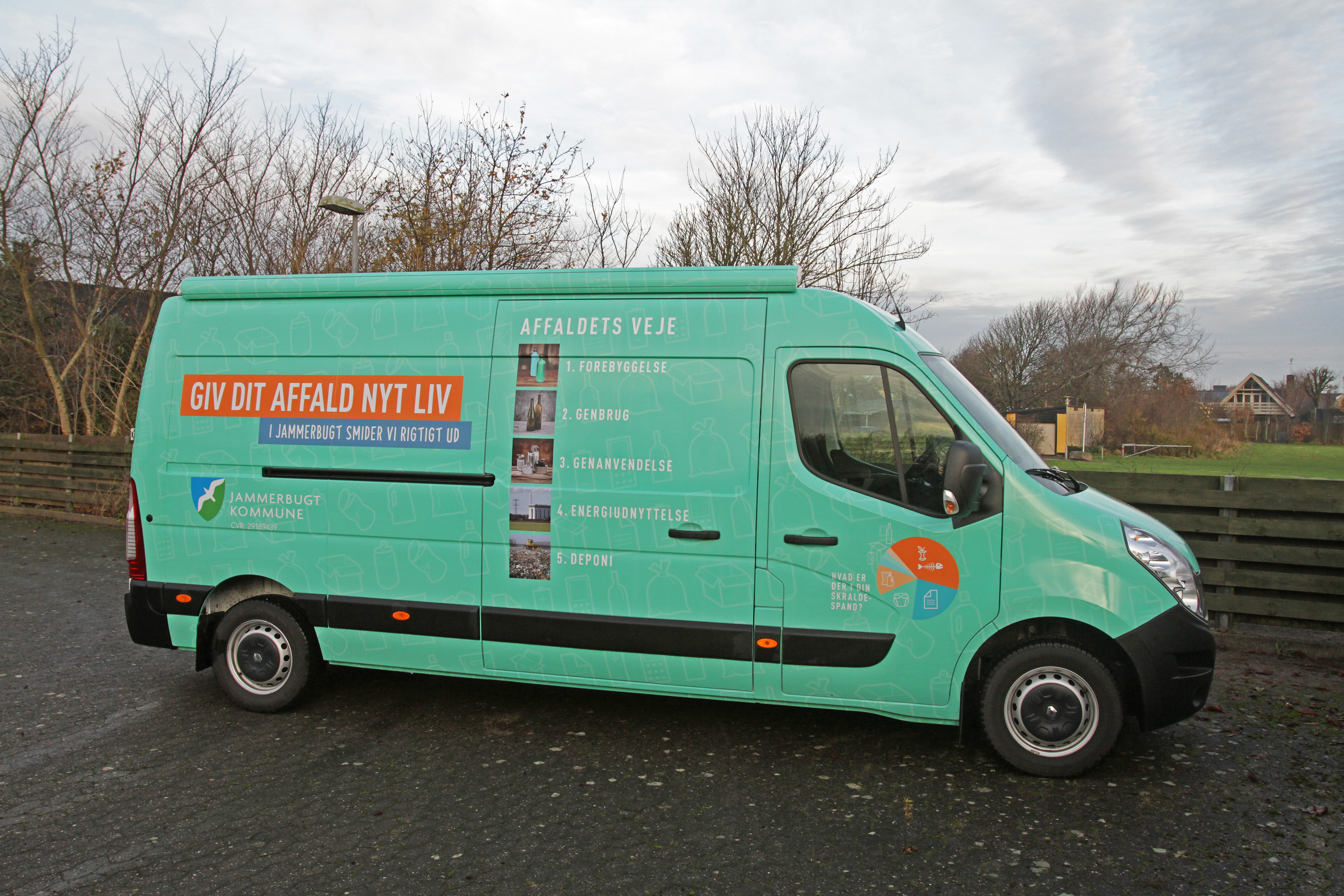 Skraldekaravanens bil