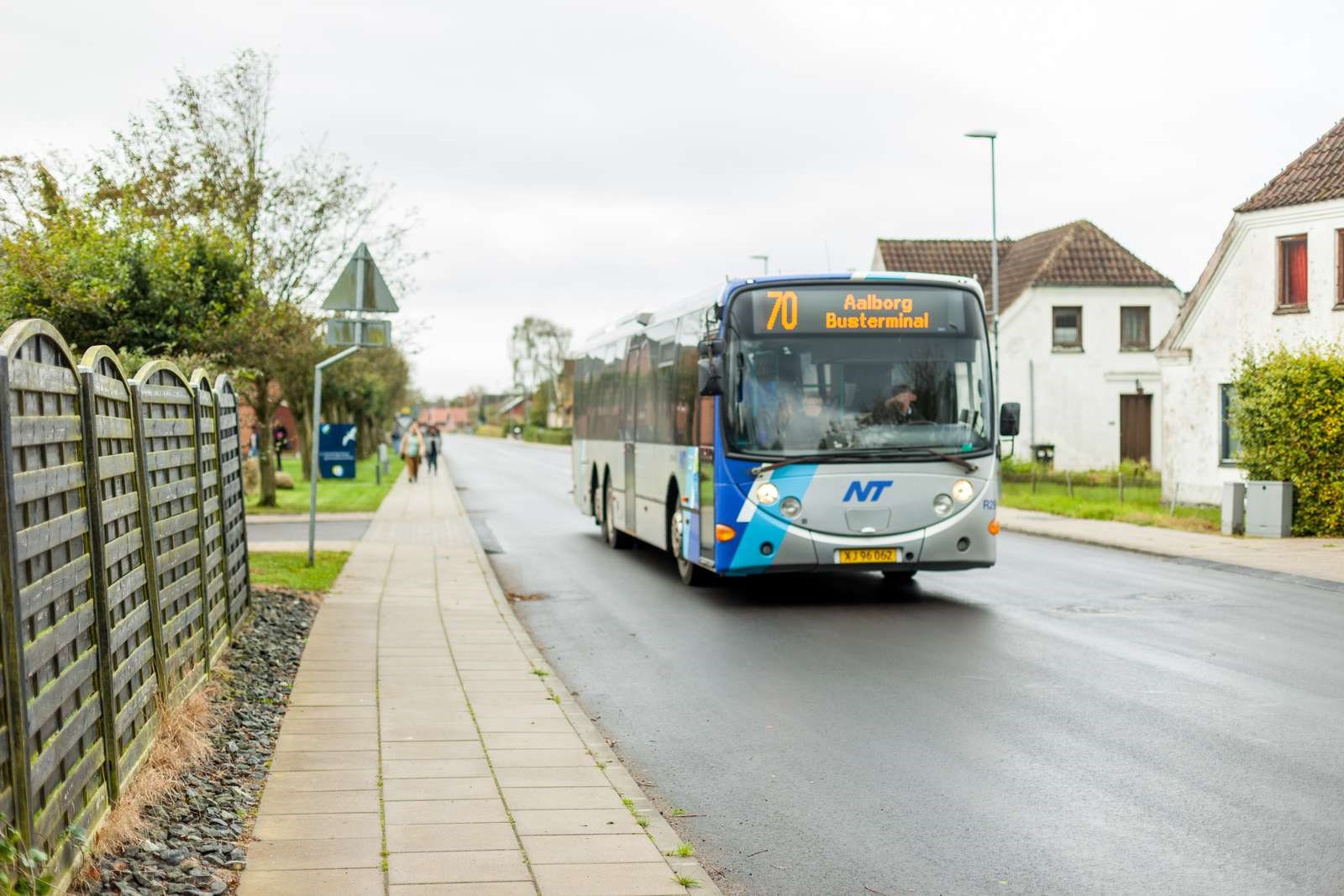 Bus nr. 70 mod Aalborg