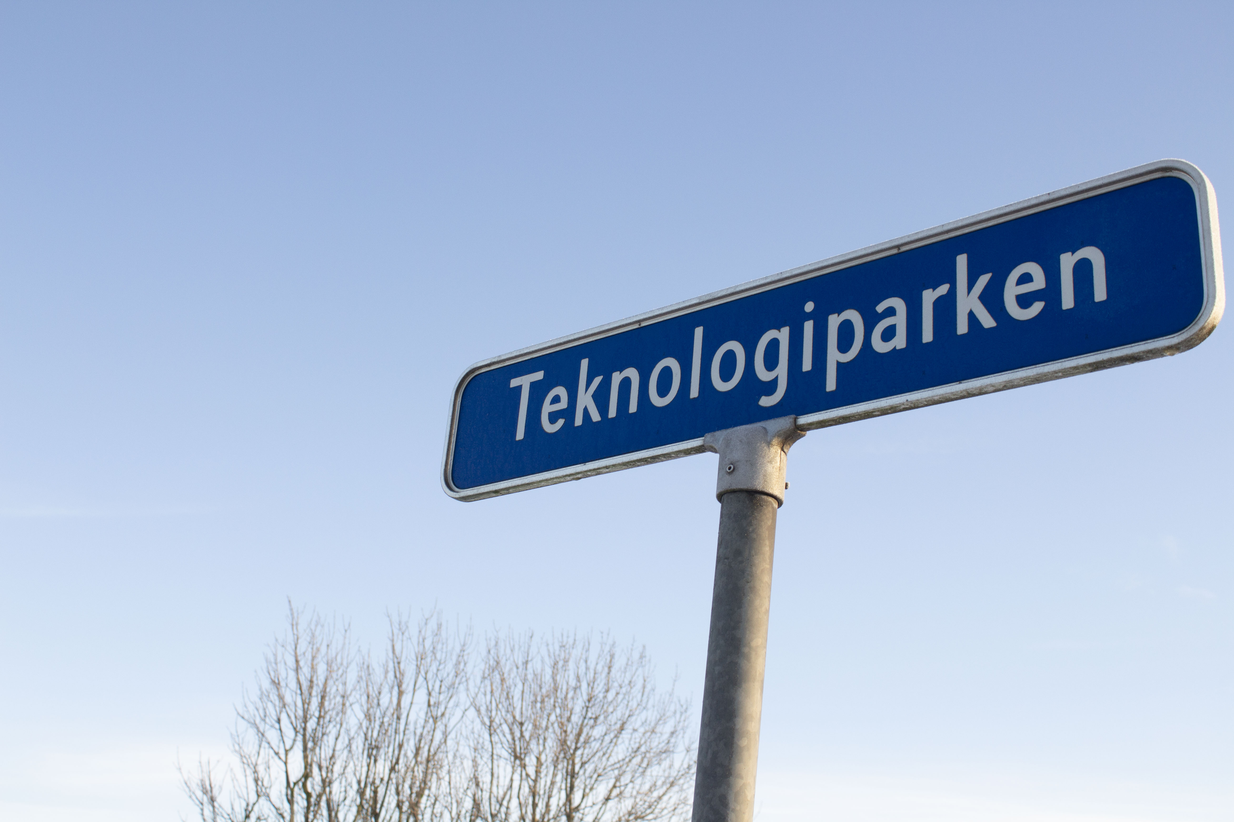 Teknologiparken vejskilt